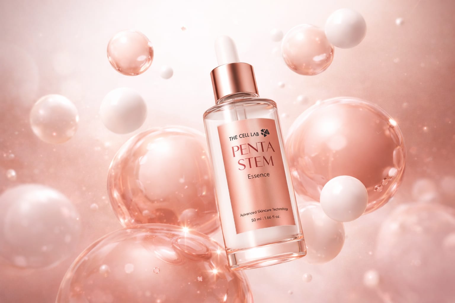 PENTA STEM 50 ml – zaawansowana esencja skin longevity z PDRN, Grape Cell Extract i kompleksem kwasu hialuronowego